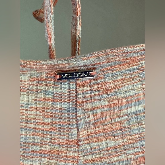 Volcom Race 2 Space Fitted Midi Length Halter Dress Size L NWOT SKU0154 - Picture 7 of 11